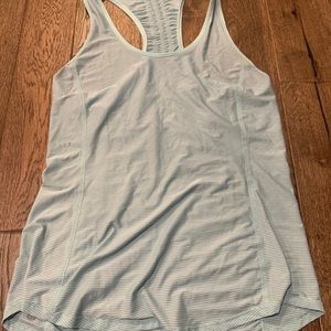 Lululemon Teal Rouched Tank